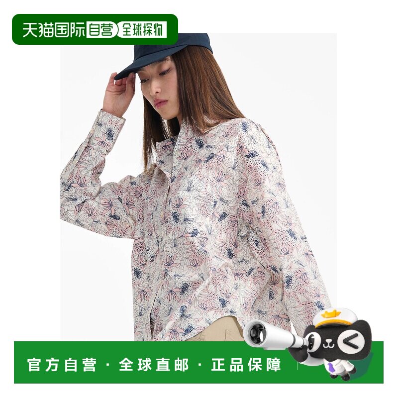 日本直邮AIGLE 满印自由图案长袖衬衫 侧开衩