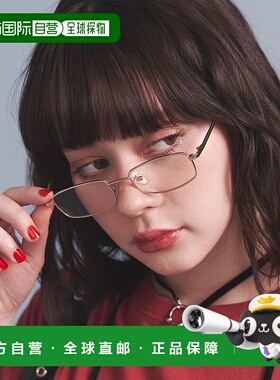 1h可退 日本直邮jouetie 女士 方形框眼镜 简约百搭显气质 082541