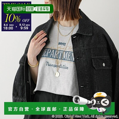 日本直邮GOODROCKSPEED NYC DEPARTMENT OF Transportation 女士T