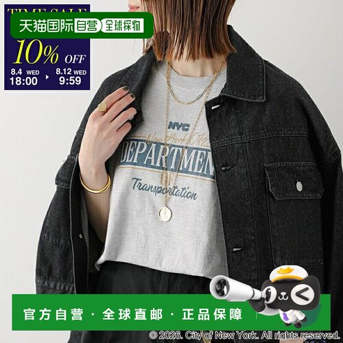 日本直邮GOODROCKSPEED NYC DEPARTMENT OF Transportation 女士T