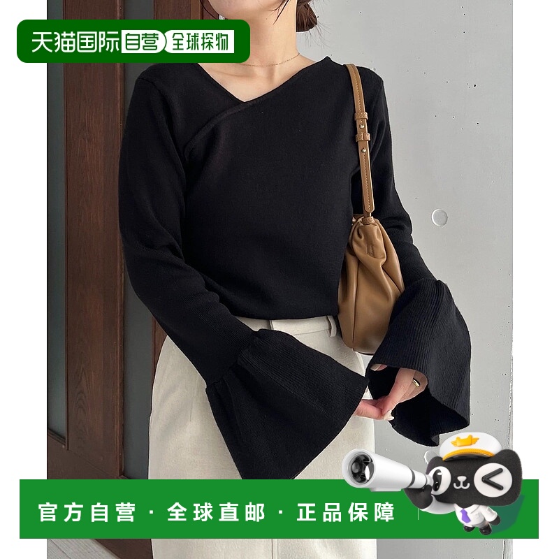 1h可退 日本直邮CAPRICIEUX LE'MAGE 女装 宽松半高领针织衫 两侧