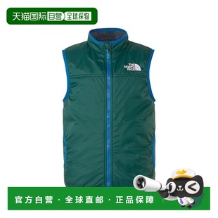 男女童款 日本直邮日潮 FACE北面 NORTH 双面舒适保暖羊毛背心 THE