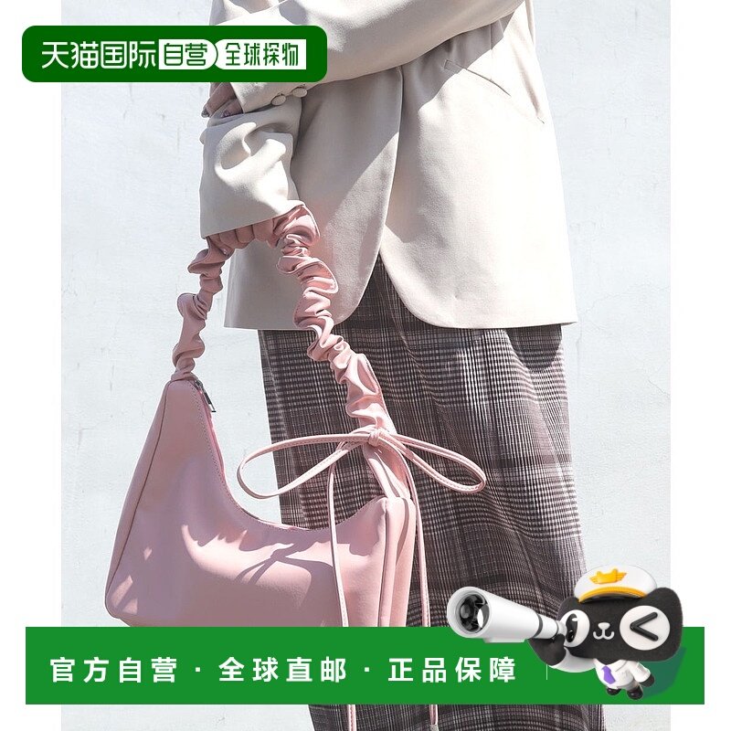 日本直邮florge 褶皱缎带皮革单肩包/手提包/托特包 FL8218AW0820,箱包皮具/热销女包/男包,手拿包,淘宝优惠券,粉丝福利购,淘宝优惠卷