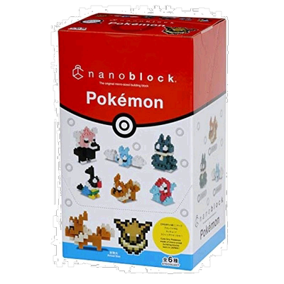 河田 Nanoblock 宝可梦 标准型 NBMC14S 一盒六个 6