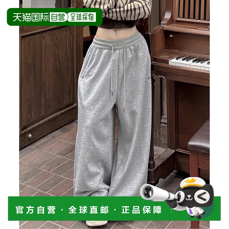 1h可退 日本直邮neos男女同款宽松廓形抽绳束脚卫裤 韩系潮流 K10