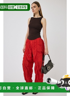 日本直邮MOUSSY SHEER MILITARY LOOSE长裤 [MO1164EW25073] 红色