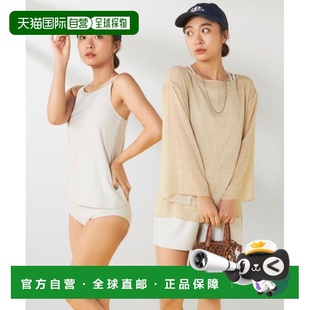 日本直邮ocean 透视罩衫 pacific 4点泳衣套装 配高腰 女装 1h可退