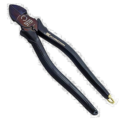 日本直邮FUJIYA偏芯大力钳黑金带铁链固定200mm 700N-200BG