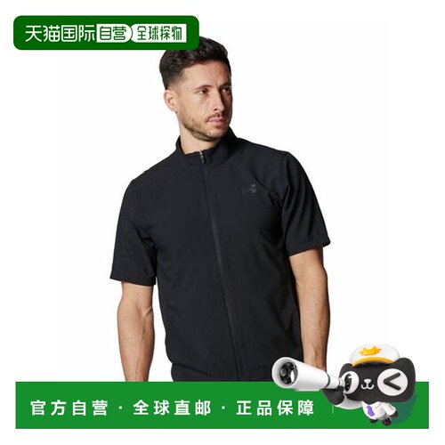 日本直邮Under Armour WOVEN系列 SS25 FRESH 品牌logo字母立领短