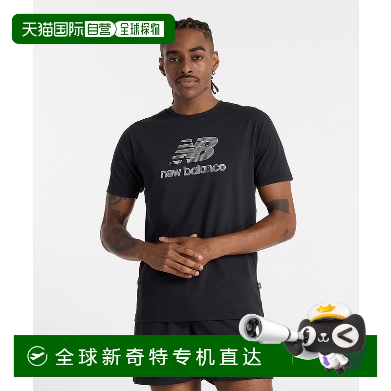 1h可退 日本直邮New Balance 男士 HeatherTech logo短袖T恤 MT51