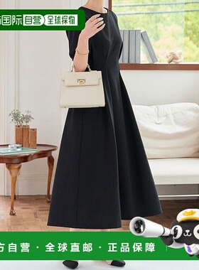 日本直邮KOBE LETTUCE 腰部打褶连衣裙（半袖） [KO5653EW030565]