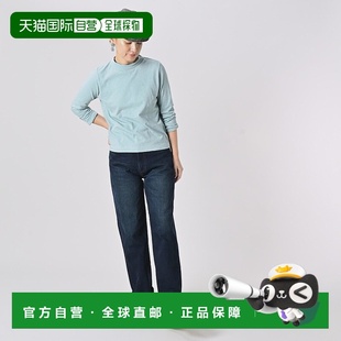 简约 休闲长袖 1h可退 日本直邮45r天竺方形T恤舒适百搭时尚