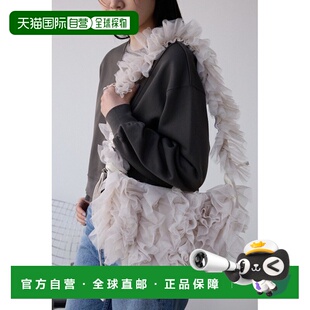 1h可退 日本直邮AZUL BY MOUSSY 女士春季荷叶边雪纺肩背包 250IS