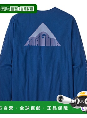 日潮跑腿patagonia巴塔哥尼亚 Driftways 男式长袖有机 T 恤 3782