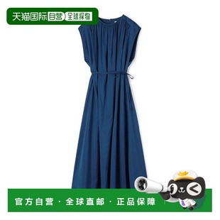 1h可退 日本直邮TOMORROWLAND 棉丝打底方领方袖连衣裙