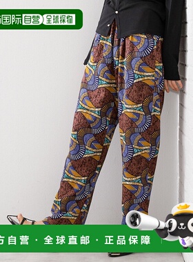 1h可退 日本直邮THE SHOP TK 女士 印度风 宽松印花阔腿裤 可机洗