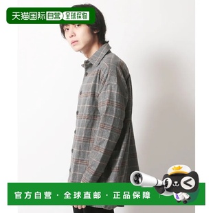 日本直邮SHISKY 保暖必备 男士 冬季 休闲时 重磅法兰绒衬衫 1h可退