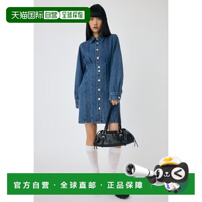 MOUSSY WAIST TUCK 迷你连衣裙