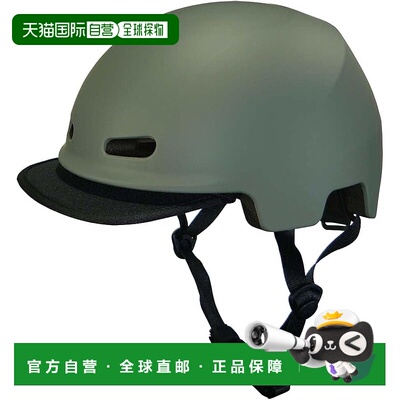 【日本直邮】鹿牌 自行车头盔  L码 头围54-60cm  哑光橄榄色Cabe