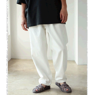 1h可退 日本直邮BEAMS男士宽腿修身牛仔裤 冲洗工艺 百搭款 高品