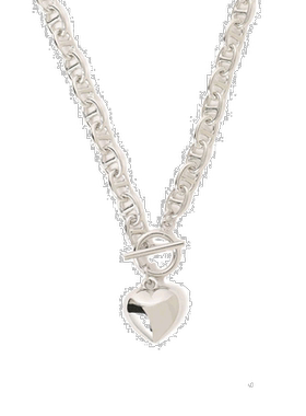 1h可退 日本直邮Ray BEAMS 女士海洋链条心形吊坠项链 时尚潮流配