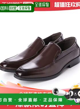 【日本直邮】Gino Zeeno 商务鞋男宽 3EEE 防滑套穿 U 尖莫卡辛男