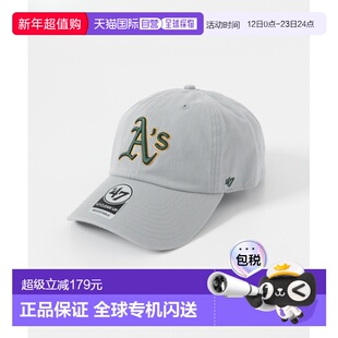 1h可退 日本直邮FORTY SEVEN 男装 棉质刺绣半定制休闲帽 宽松版