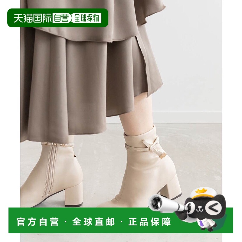 日本直邮RANDA 2WAY丝带腰带短靴 RA041BW15064 黑色