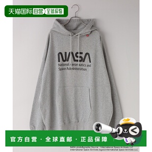 1h可退 日本直邮LOWRYS FARM男女同款NASA印花连帽卫衣 598337