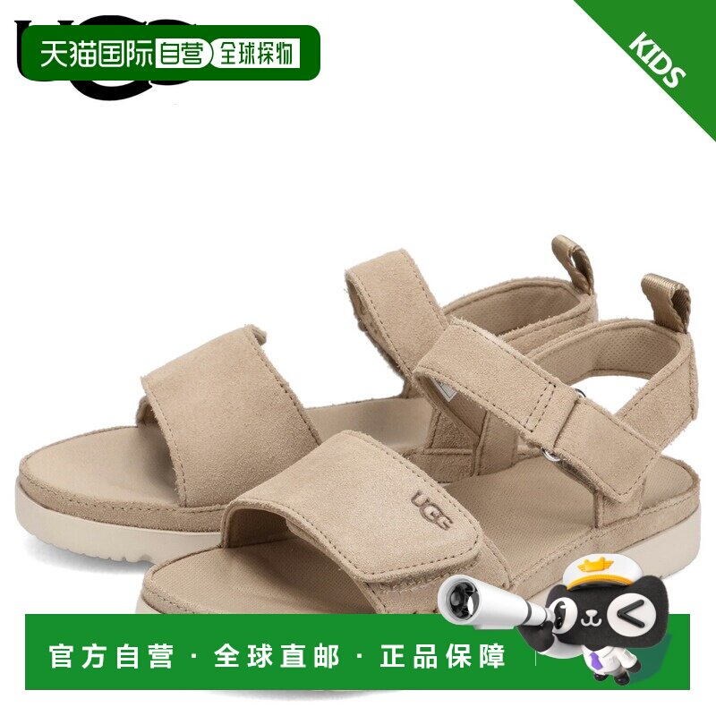 日本直邮UGG Golden Star 儿童凉鞋 米色 1136539K图片