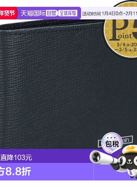 日本直邮 CALVIN KLEIN 男士钱包双折带零钱包 BILLFOLD 带零钱袋