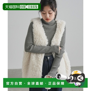 软质 女士防起球配色缝线条纹高领针织衫 日本直邮CIAOPANIC TYPY