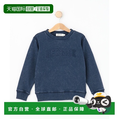 1h可退 日本直邮Dessin儿童宽松pigment染色纯棉卫衣 胸前HERRICK