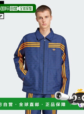 日本直邮 adidas  originals 70s 俱乐部夹克[JN5959] 蓝色 男士