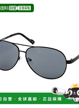 【日本直邮】CAPTAIN STAG 、太阳镜水滴形黑色户外墨镜防紫外线