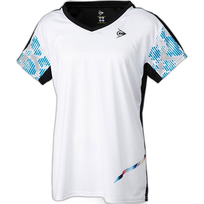 日本直邮DUNLOP 网球女式比赛衬衫网球 DAP1322W-003 女式短袖