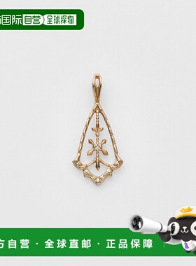 1h可退 日本直邮agete 阿卡朵 女士 K5黄金钻石项链吊坠 10253117