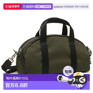 日本直邮Longchamp Pliage Energy 手提包/单肩包中号绿/黑女士LO