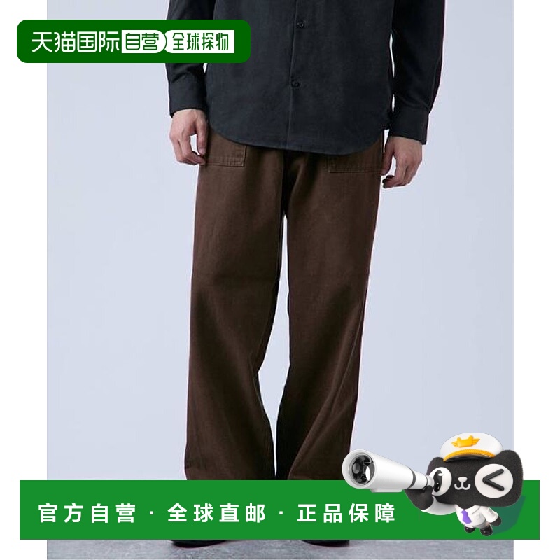 1h可退 日本直邮B.C STOCK 水洗做旧卡其工装宽松裤