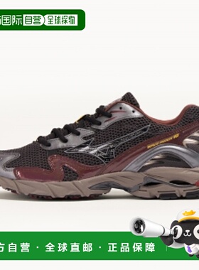 日本直邮Mizuno Wave Rider 10 经典舒适减震跑步鞋 男女同款 黑