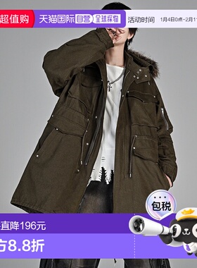 1h可退 日本直邮ADRER男女同款M-65外套 可拆卸内胆+仿皮夹克