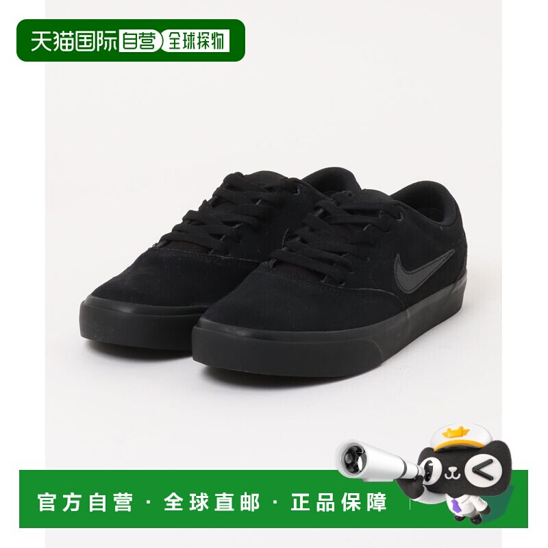 日本直邮耐克 NIKE 男鞋 CHARGE SUEDE 低帮休闲板鞋 黑色 IB2750