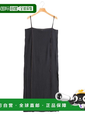 1h可退 日本直邮BASErange 女士 SHOK SLIP DRESS 亚麻混纺修身连