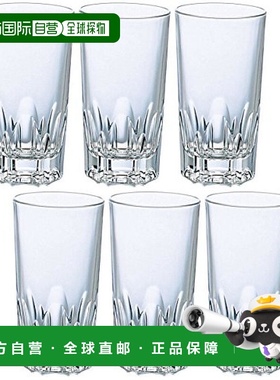 【日本直邮】aderia亚德利亚透明玻璃杯水杯厚底家居原装进口305m