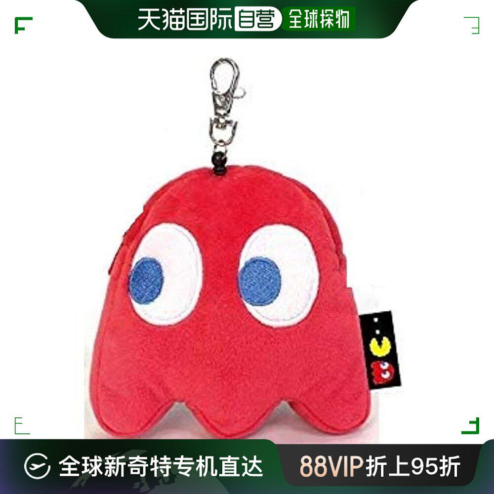 【日本直邮】nakajima pacman吃豆人红色幽灵钥匙卡包148926-20