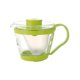 日本直邮 iwaki怡万家茶具茶壶400ml绿色玻璃透明热水可用K863
