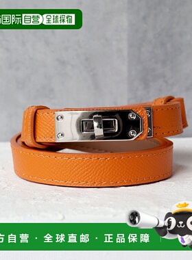 日本直邮florge 无级调节牛皮革旋转锁设计腰带 FL8218EW04658 []