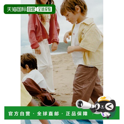 日本直邮PUKAS SURF 格子衬衫 男士休闲衬衫短袖