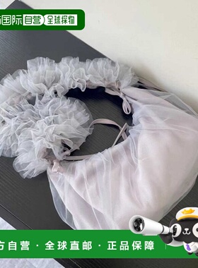 1h可退 日本直邮WEGO 女士新款薄纱蝴蝶结肩包 DF24SM07SG0003