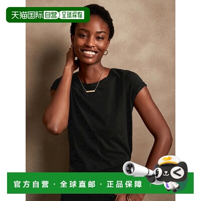 1h可退 日本直邮BANANA REPUBLIC FACTORY STORE 女士经典圆领T恤
